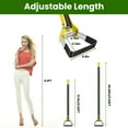thumbnail image 2 of Moclever Garden Hoe, 46in Adjustable Stainless Steel Weeding Rake for Weeding Loosening Soil, Black, 2 of 12