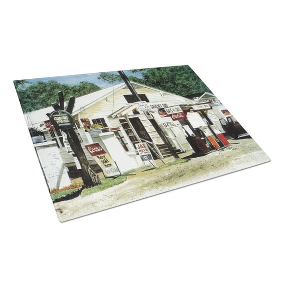 Garcia's Grocery Glass Cutting Board Large