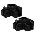 thumbnail image 1 of Raindrops 2 Pcs Connecteur de Support Central de Toit Noir pour Auvent Extérieur Tente Support Matériau Robuste, 1 of 8
