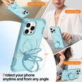 thumbnail image 3 of Funda MagSafe con soporte MagSafe para iPhone 16 Pro Max, color verde, 3 of 7