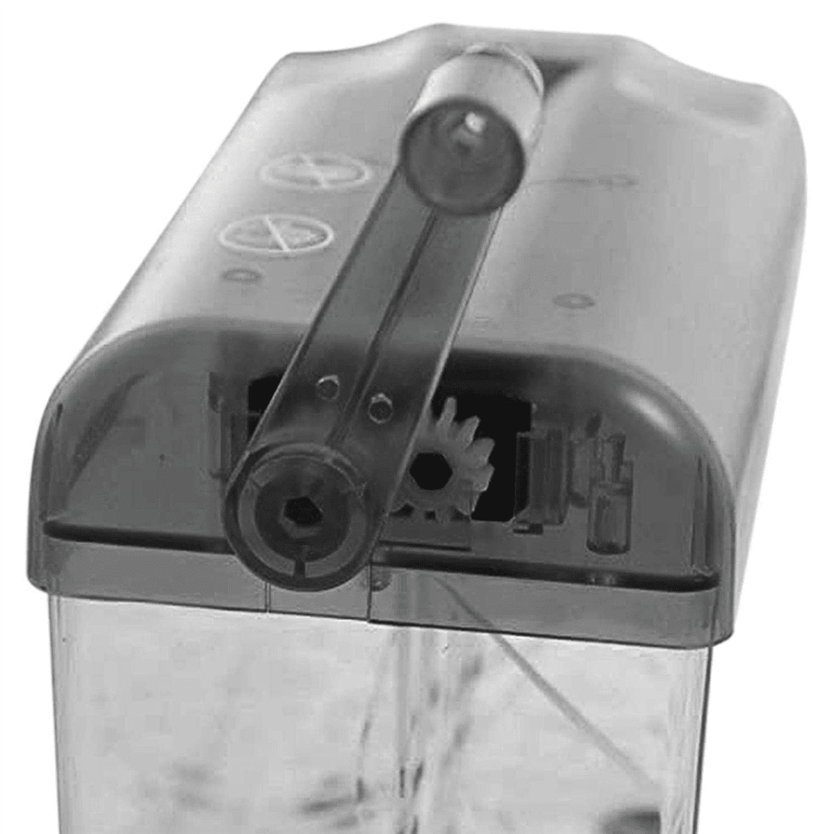 2X Mini Hand Shredder Portable Paper Shredder A6 Manual Shredder Documents Paper Cutting Tool Home Office Desktop