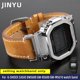 thumbnail image 2 of Correa de piel de vaca vintage DW5600 para reloj G-SHOCK Casio DW-5600 GW-B5600 GW-M5610 Correa de piel vintage reacondicionada de 16 mm, 2 of 5