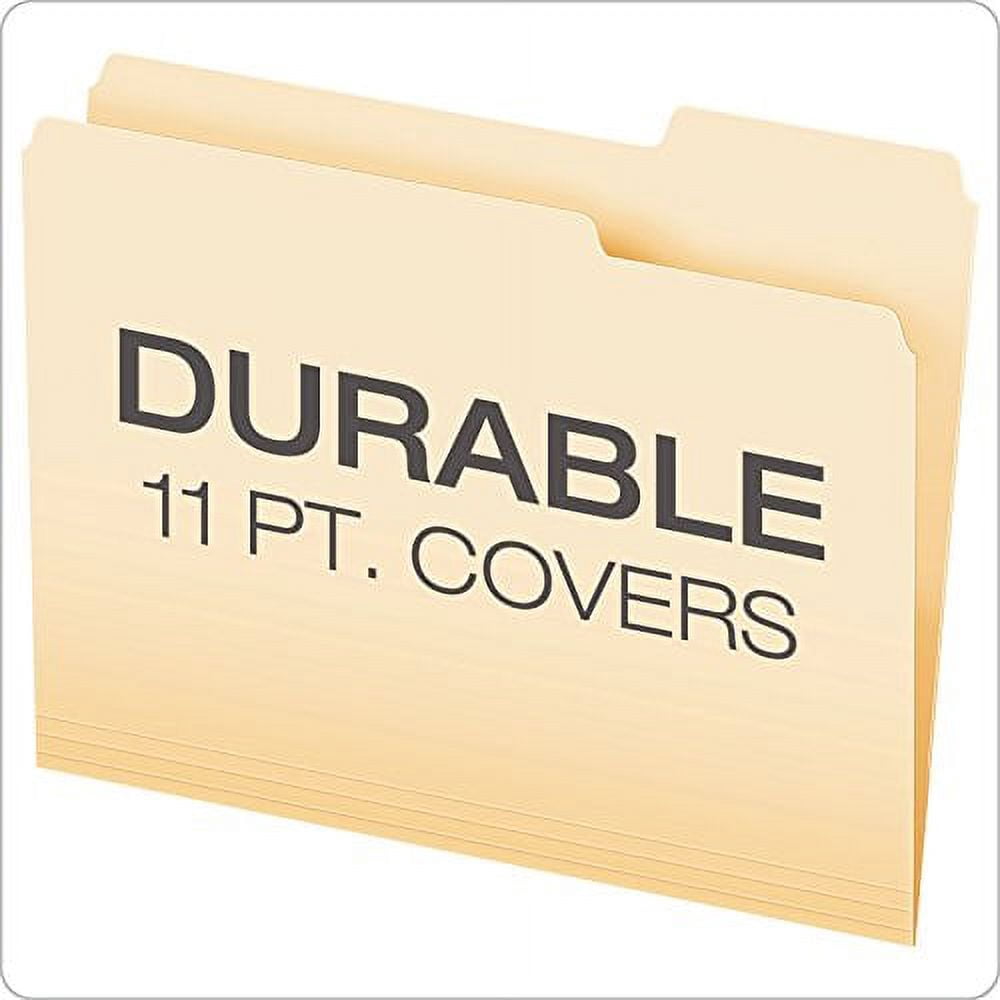 Pendaflex File Folders, Letter Size, 8-1/2" x 11", 100 Per Box