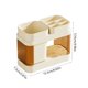 thumbnail image 2 of Estante organizador de soporte para cepillos de dientes | Caja de almacenamiento de vasos dentales de plástico | Mueble de encimera de baño con varios compartimentos | Diseño de drenaje | Duradero |, 2 of 5