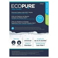 thumbnail image 2 of EcoPure EPW2F Premium Fact Universal Whole Home Filter (2 Pack), Dark Gray/Black, 2 of 4