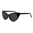 thumbnail image 3 of Women's Medium Size Classic Vintage Cat Eye Sunglasses, Black, 3 of 5