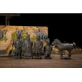 thumbnail image 3 of THY Set of 5 Antique Reproduction Qin Dynasty Terracotta Warrior Statuette Miniatures - Black, 3 of 7