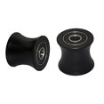 thumbnail image 4 of FRECCU Total Gym Replacement Set of 4 Wheels/Rollers for Models DLX, DLX II, DLX III, Adv DLX, Pilates, Pilates Pro 2500, 3000, 4000?570, 2000 ?Black?, 4 of 5