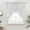 White, variant on Boho Moroccan Swag Curtains for Kitchen/Bedroom/Living Room, Vintage Morocco Quatrefoil Geometric Scalloped Curtains 63 Inch Long, Rod Pocket Window Swag Topper Curtains Valances 2 Panels Set 36"x63"