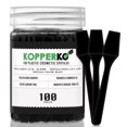 thumbnail image 1 of Kopperko Paquete de 100 espátulas cosméticas de 2,5 pulgadas – Espátula pequeña de plástico para cremas cosméticas y manualidades | Espátula de maquillaje o miniaplicador multiusos para mezclar tarros, 1 of 5
