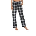 thumbnail image 3 of Wide Leg Sweatpants Women Womens Pants Womens Casual Comfortable Plaid Prints Pajamas Wide Leg Pants Long Yoga Pants, 3 of 7