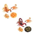 thumbnail image 1 of 1 Set Life Cycle Toy Household Simple Simulation Model Educational Toys Exquisite Interesting Scorpion Models for Home School Black Red, 1 of 9