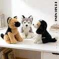 thumbnail image 7 of Realistic Lying Down Dog Plushie Toy - Super Soft, Lifelike Puppy Stuffed Animal for Kids & Adults, Cuddly Home Decor Gift D, 7 of 7
