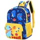 thumbnail image 1 of Mochila de viaje para niños pequeños en edad preescolar Mochila de dibujos animados lindo Mochila (Dinosaurio azul) JFHHH pequeña, 1 of 5