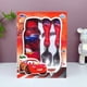 thumbnail image 2 of Juego de vajilla Disney Cars Lightning McQueen con dibujos animados de Spiderman Cars, tenedor, cuchara, taza de agua, traje de 3 piezas para niños con regalo, 2 of 4