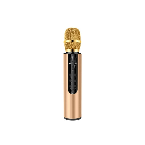Inteprter Micrófono de inalámbrico Bluetooth, micrófono portátil para teléfono móvil, micrófono Bluetooth, micrófono de Karaoke, altavoz Electrónica No.2