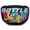Pink, Yellow, Blue, variant on Battle SportsBattle - "Racing" Football Back Plate - Youth  - Pink/Yellow/Blue
