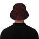 thumbnail image 5 of Balery Red Gothic Skeleton Throne Sombreros para el sol para hombre y mujer, sombrero de pescador con UPF 50+, 5 of 6