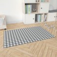 thumbnail image 4 of Proper Gingham Charcoal Kids Play Mat, 4 of 5