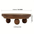 thumbnail image 5 of 2pcs Brown Mini Risers For Display Wood Risers For Tier Tray Decor Small 4inch, 5 of 5