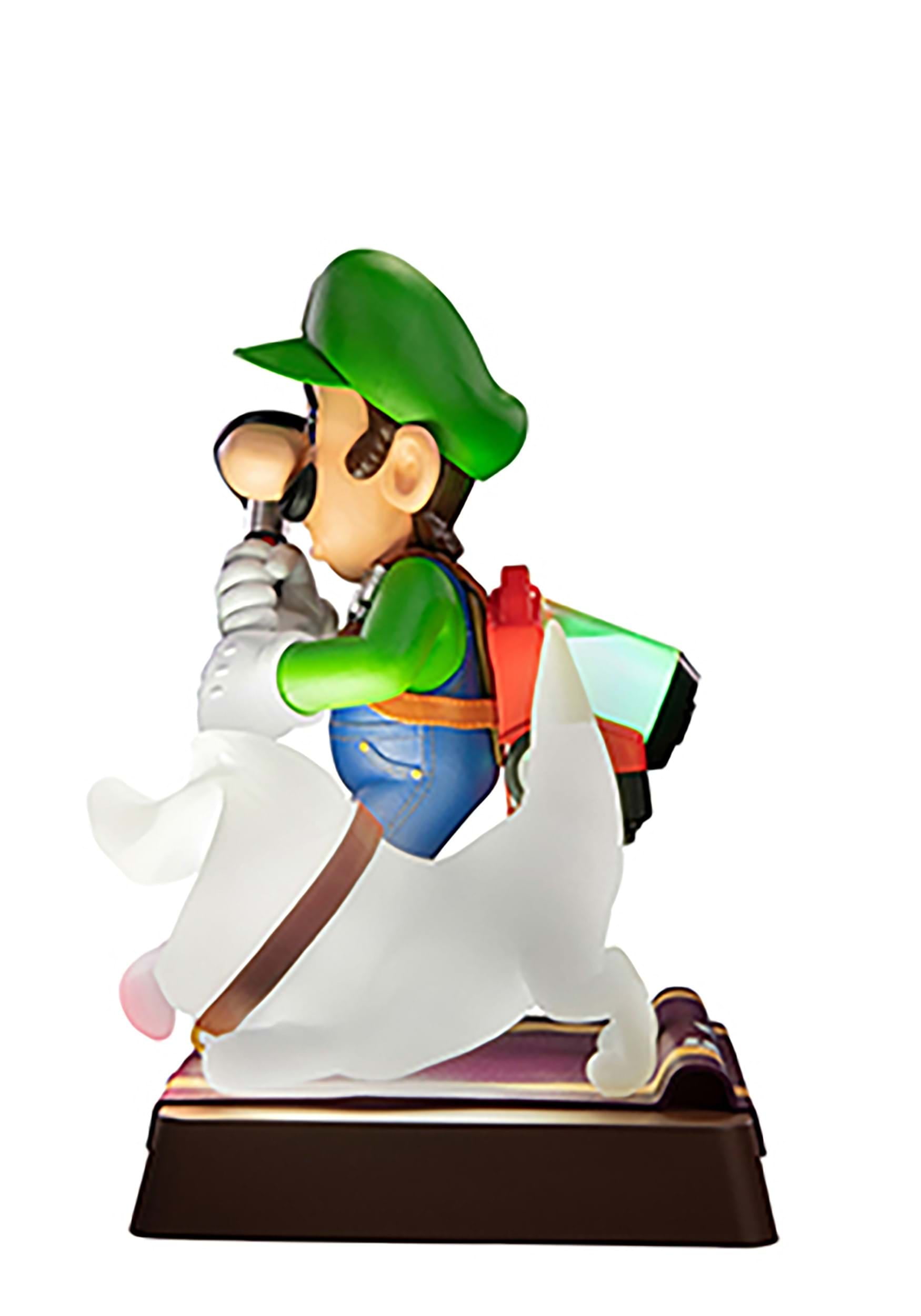  First 4 Figures Luigis Mansion 3 Luigi and Polterpup 9-Inch PVC  Collector Edition Statue, Green : Toys & Games