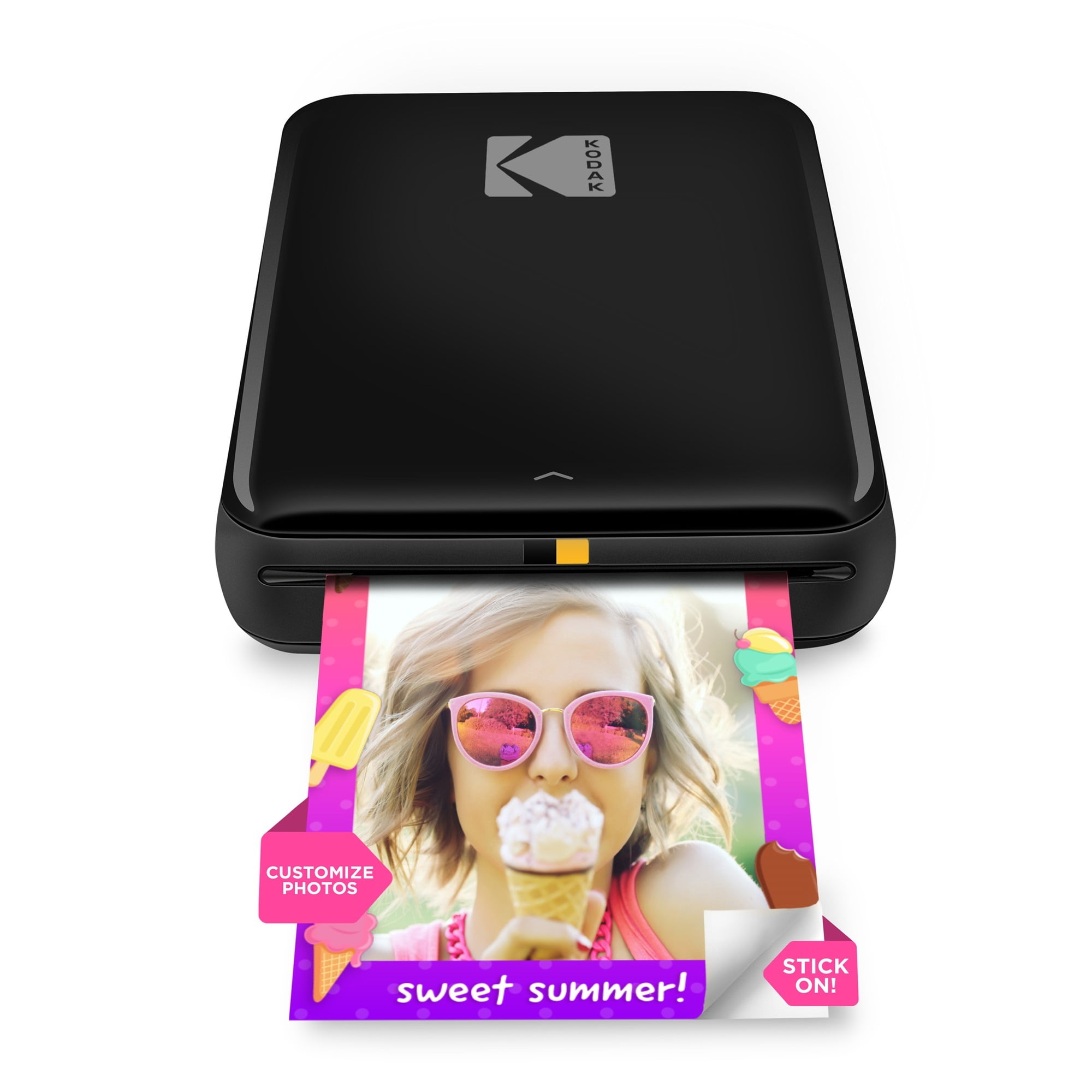 Kodak Step Instant Smartphone Photo Printer with ZINK Zero Ink, Bluetooth, Includes 75 Sheets