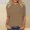 Khaki Blouses & Tops, variant on BSDJILFG Long Sleeve Shirts for Women Half Sleeve T-Shirt Loose Solid Color Crew Neck Pullover Tops,Sizes S-3XL