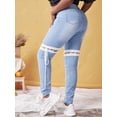 thumbnail image 4 of Jeans Talla Extra Extraíbles y Cordones Rosegal  Vaqueros de talla grande, 4 of 5
