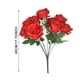 thumbnail image 3 of Ramo de rosas artificiales de seda para cementerio, duraderas y de bajo mantenimiento para monumentos conmemorativos y decoración del hogar, 3 of 8
