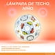 thumbnail image 3 of Lampara De Techo Infantil, Luz Ideal, Plafón Niño, P/cristal, 3 of 6