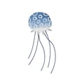 thumbnail image 4 of Decoración de medusas BLESIY colgante de escultura de pared tema de playa estilo marino Azul, 4 of 8