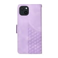 thumbnail image 3 of for iPhone 13 Wallet Case, Pattern PU Leather Purse Phone Case with [Credit Card Slots] [Wrist Strap] Flip Stand Shockproof Full Body Protective Cover for iPhone 13, Purple, 3 of 10