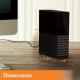 thumbnail image 2 of Disco duro externo Western Digital My Book Desktop de 6 TB, USB 3.0, disco duro externo con protección por contraseña y software de copia de seguridad automática - WDBBGB0060HBK-NESN, 2 of 5