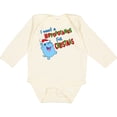 thumbnail image 3 of Inktastic I Want a Hippopotamus for Christmas Cute Stuffed Hippo Boys or Girls Long Sleeve Baby Bodysuit, 3 of 5