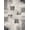 Grey, Pattern 1, variant on ODIKA 2'x3' Washable Doormat Entryway Weathered Grid Blocky Shapes Muted Bathroom Dorm Terraze for Kitchen, Laundry Room, Non-Slip, Low Pile