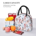 thumbnail image 6 of Haiem Sea Horse And Corals Printed Lunch Bag Women, Lunch Box Lunch Bag for Women, Small Leakproof Cute Lunch Tote Large Capacity Reusable Insulated Cooler Lunch Container, 6 of 6