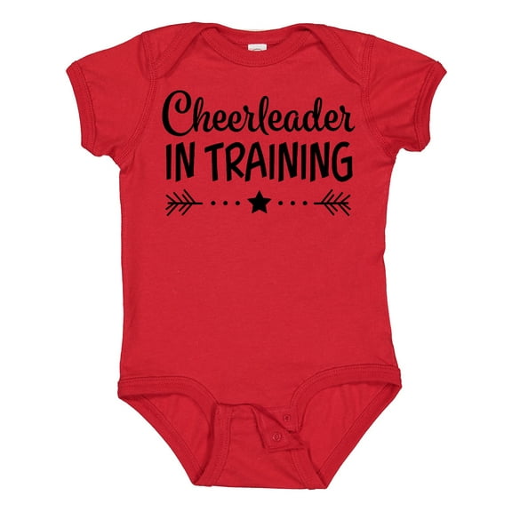 Inktastic Cheerleader in Training Boys or Girls Baby Bodysuit