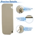 thumbnail image 4 of Parasol del lado izquierdo Unique Bargains para BMW Serie 5 F10 Sedán 2010-2013, sombra de protección frontal izquierda, reemplaza No. 51167248857, ensamblaje de parasol del automóvil beige, 4 of 7