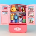 thumbnail image 3 of Simulation Double-door Fun Refrigerator Kitchen Smart Toy Children's Furniture With Kitchen Toy Set Accessories, 3 of 4