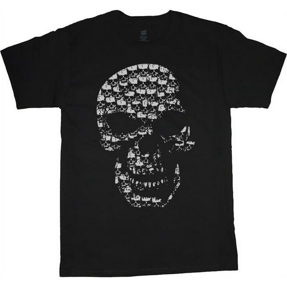 Mens Big and Tall Clothing Graphic Tees Skulls T-shirt
