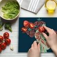 thumbnail image 3 of Abstract Cutting Board, Motherhood Theme Pregnant Woman and Heart, Decorative Tempered Glass Cutting and Serving Board, in 3 Sizes, by Ambesonne, 3 of 5