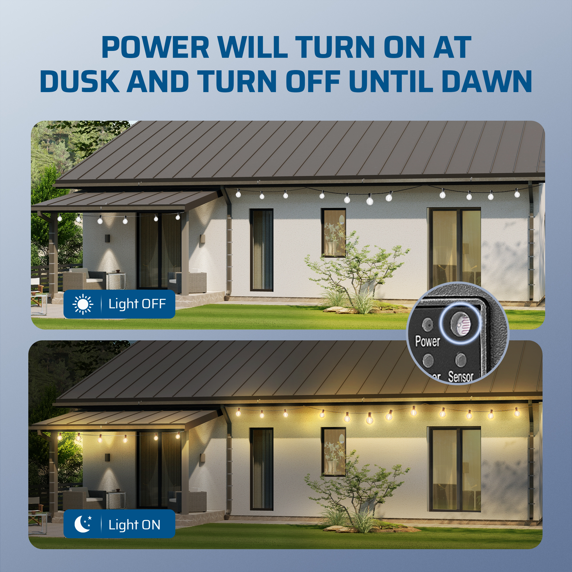 Dewenwils Outdoor Power Stake Light Timer, 6 Outlets photo 5