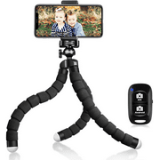 UBeesize Tripod S, Premium Flexible Phone Tripod with Wireless Remote, Mini Tripod Stand for Cameras/GoPros/Mobile Devices