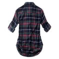 thumbnail image 6 of Matchstick Women Long Sleeve Flannel Plaid Checked Shirt (XS-XXL), 6 of 6