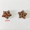 thumbnail image 2 of LEEYNEER100pcs Christmas Snowflake Shape Design DIY Wooden Buttons for Scrapbooking Craft DIY 18MM, 2 of 6