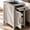 Gray, variant on Farmhouse End Table with Charging Station, Narrow Nightstand for Living Room, Small Wooden Sofa Side Table, Bedside Table with Drawer and Storage Cabinet, Rustic Gray