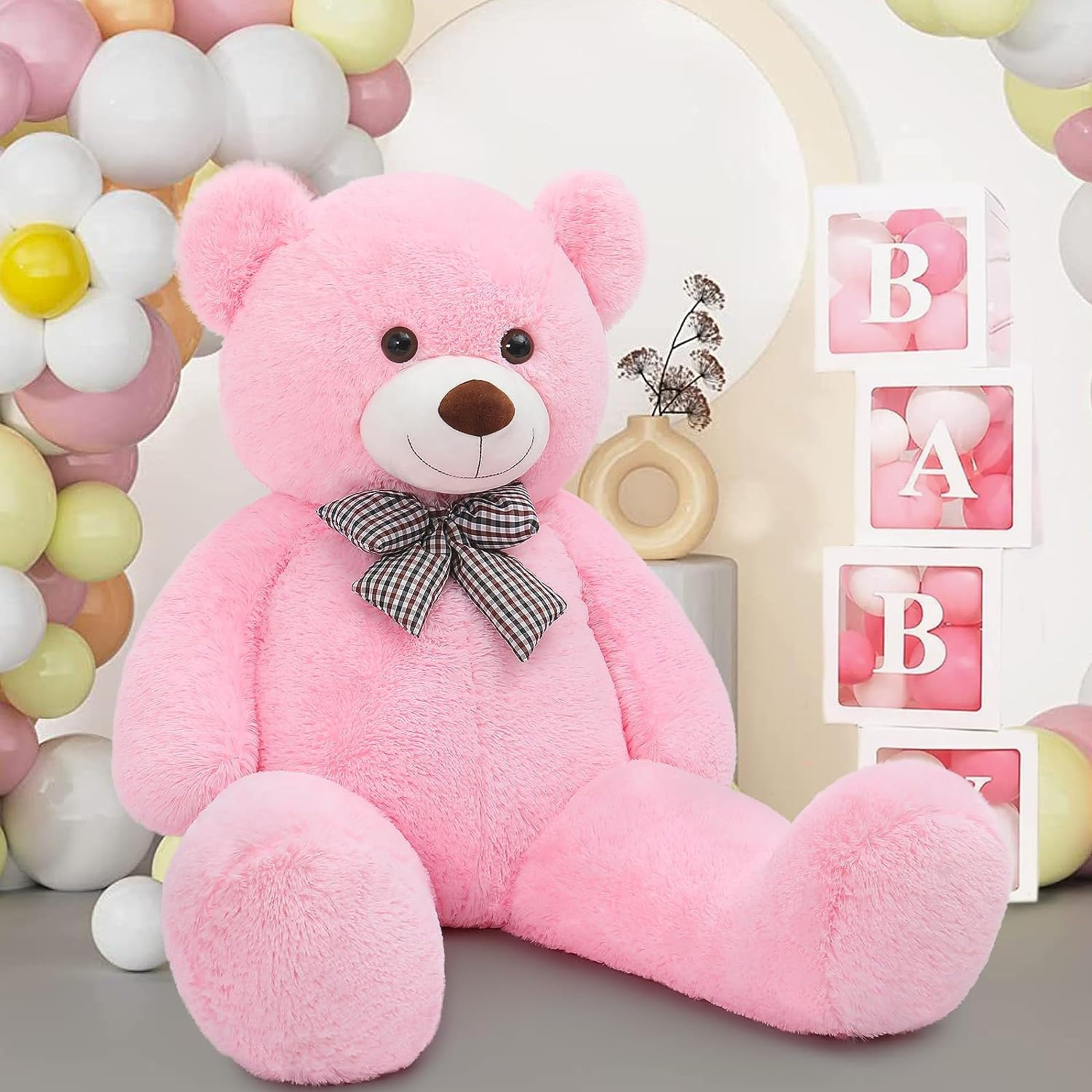 MaoGoLan Giant Teddy Bear 47-Inch Pink Plush Toy photo 6
