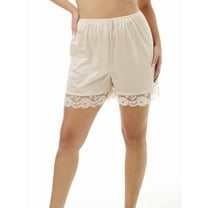Underworks Pettipants Culotte Slips 4-inch Inseam Beige X-Large