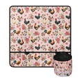 thumbnail image 2 of HELLHERO Rooster Sewing Machine Mat Store Thread Small Scissors Lightweight Beautiful & Practical Fusion Sewing Machines Table Pad for Most Sewing Machine Table for Woman Gifts, 2 of 5