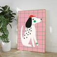 thumbnail image 3 of Affiche Mignonne de Chat Renard Chien Cheval Lapin à Pois Rouges, Peinture sur Toile pour Enfants, Décoration Murale de Chambre d'Enfant, Cuadros 50 x 70 cm (Sans Cadre), 05, 3 of 7
